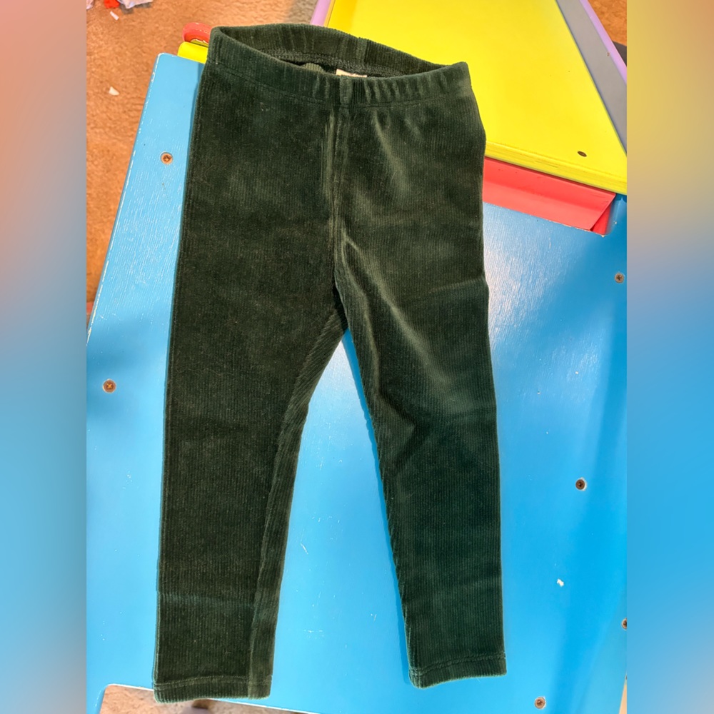 Emerald GAP velvet leggings